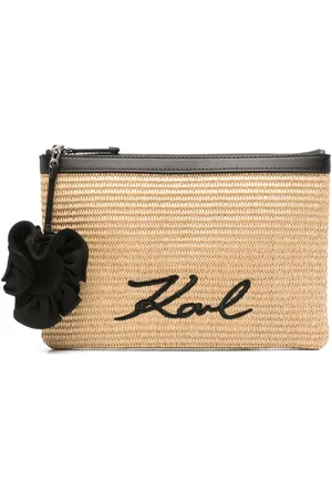 Karl Lagerfeld Bolso de mano con logo bordado