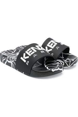 Kenzo Slippers con motivo del logo