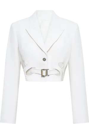DION LEE Blazer Interloop con cinturón