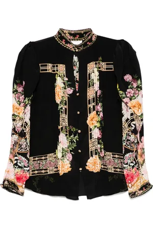 Camilla Blusa Adorned In Alexandria con detalle drapeado