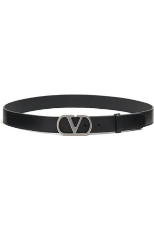 VALENTINO GARAVANI Cinturón de cuero VLogo Signature de 30 mm