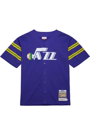 Mitchell & Ness Camisa New Orleans Jazz Full-Snap Shooting 1974