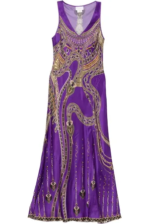 Camilla Vestido The Luxorland Lady con corte al bies y tirantes