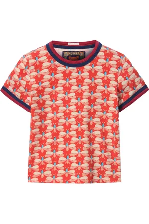 La DoubleJ Camiseta Itty Bitty Double Binding Ringer de x Mother