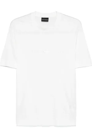 Emporio Armani Camiseta con logo bordado