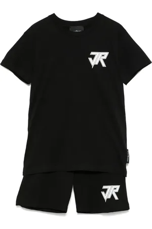 John Richmond Set de pantalones cortos con logo estampado