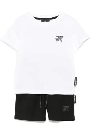 John Richmond Set de pantalones cortos con logo estampado