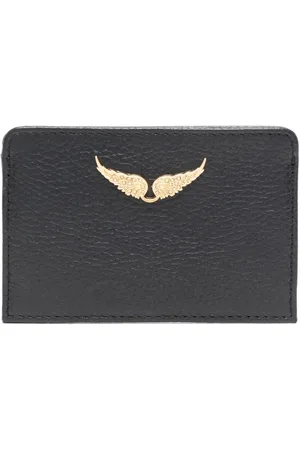 Zadig & Voltaire Tarjetero ZV Pass con placa del logo