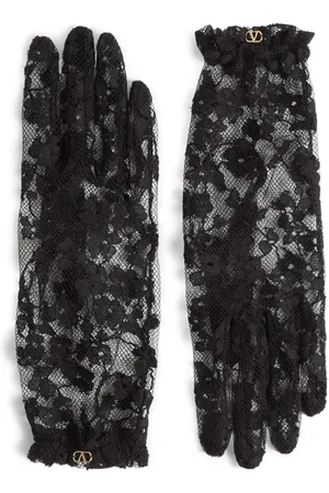 VALENTINO GARAVANI Guantes VLogo Signature de encaje