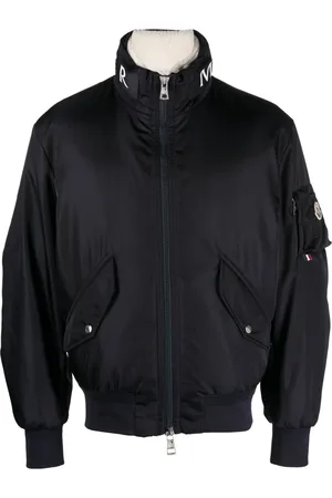 Moncler Chaqueta bomber con cuello del logo