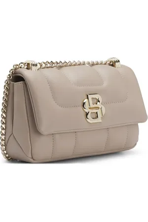 HUGO BOSS Bolso de hombro acolchado con placa Double B