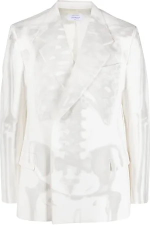 OFF-WHITE Blazer con motivo de rayos X