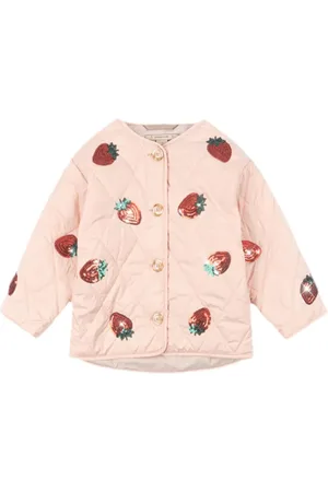 Konges Sløjd Chaqueta con fresas bordadas