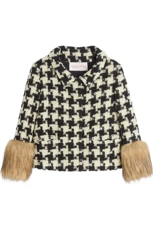 VALENTINO GARAVANI Chaqueta de tweed en pied de poule
