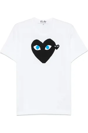 Comme des Garçons Camiseta con emblema Heart
