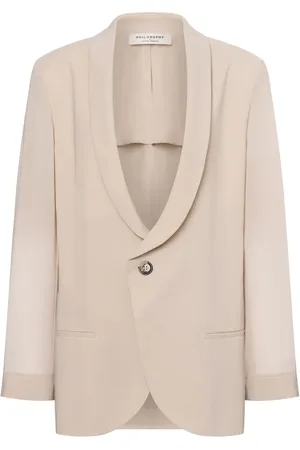 Serafini Blazer con solapas de esmoquin