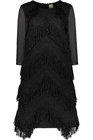 LORENA ANTONIAZZI Vestido con flecos