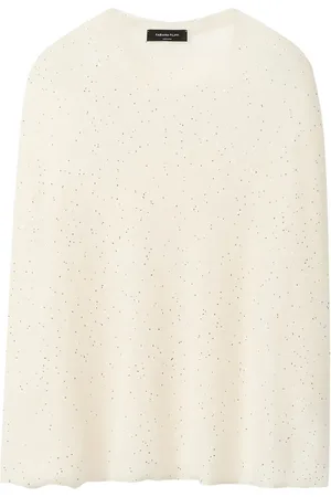 Fabiana Filippi Top de punto con lentejuelas