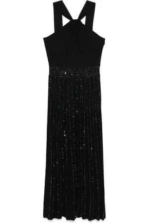 D.EXTERIOR Vestido largo con lentejuelas