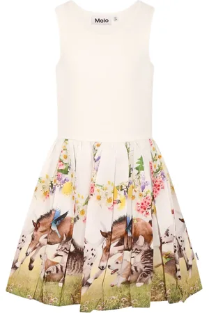 Molo Vestido corto con estampado gráfico