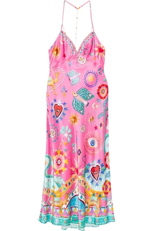 Camilla Slip dress con detalle de cadena