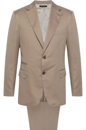 BRIONI Traje de sarga con botones