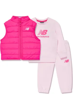 New Balance Set de tres chándales con logo