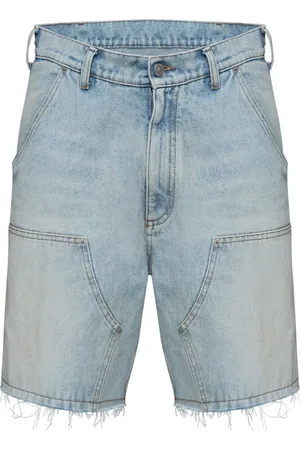 Maison Margiela Pantalones vaqueros cortos con motivo Numbers