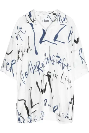 Izzue Camisa con motivo abstracto