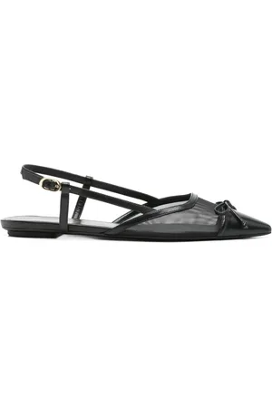Stuart Weitzman Bailarinas con panel de malla