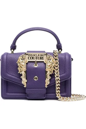 VERSACE Bolso shopper con hebilla del logo
