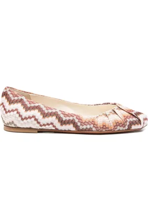 Missoni Bailarinas con motivo en zigzag