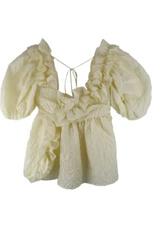 Cecilie Bahnsen Top con detalle de volantes