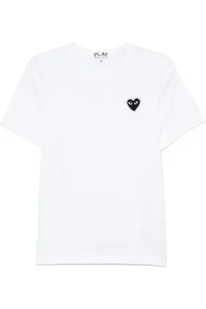 Comme des Garçons Camiseta con emblema de strass