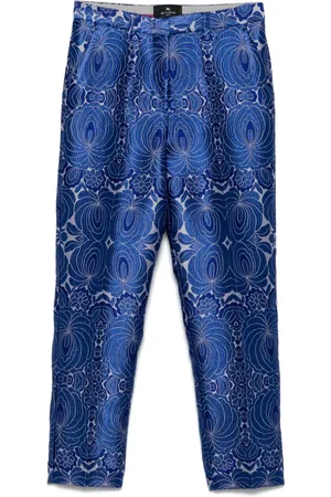 Etro Pantalones con encaje en jacquard