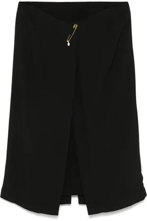 Carven Falda midi con detalle de imperdible