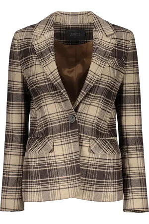 LORENA ANTONIAZZI Blazer a cuadros