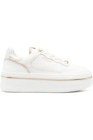 Twin-Set Zapatillas con placa del logo