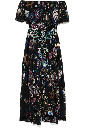 Camilla Vestido The Nubian Nights Shoulder Frill