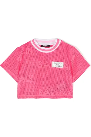 Balmain Camiseta con parche del logo