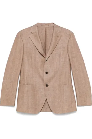 LUIGI BIANCHI MANTOVA Blazer con motivo de espiga