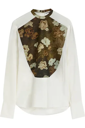 Jil Sander Camisa con estampado floral