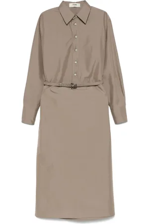 Fendi Vestido camisero con botones