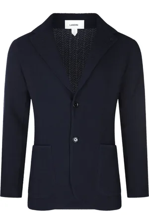LARDINI Blazer con bolsillos de parche