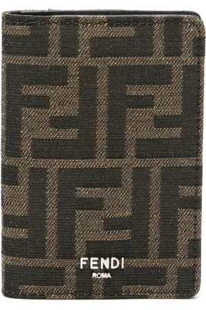 Fendi Cartera con motivo FF en jacquard