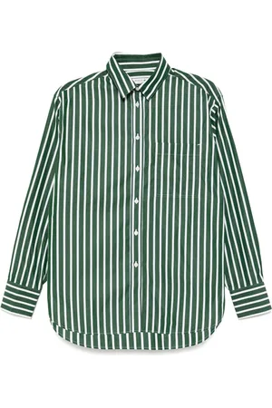 Lacoste Camisa de algodón y popelina