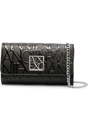 Armani Exchange Bandolera con logo en relieve