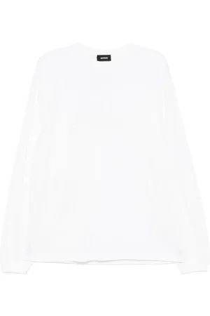 We11 Done Camiseta con perlas artificiales