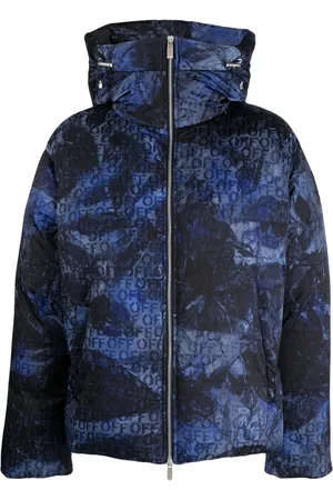 OFF-WHITE Plumífero con logo en jacquard
