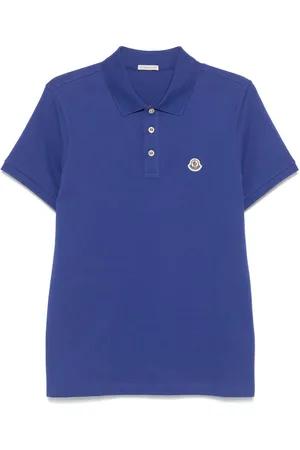 Moncler Polo de algodón con parche del logo